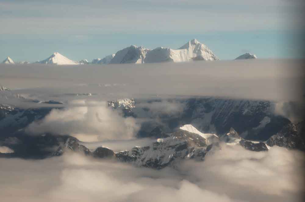 123 - Nepal - cordillera del Himalaya, panoramica aerea